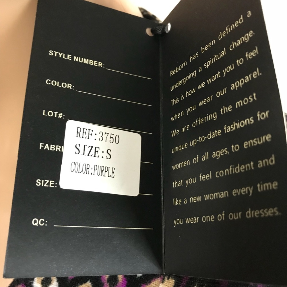 Reborn Dress SZ SM NWT - Picture 6 of 6